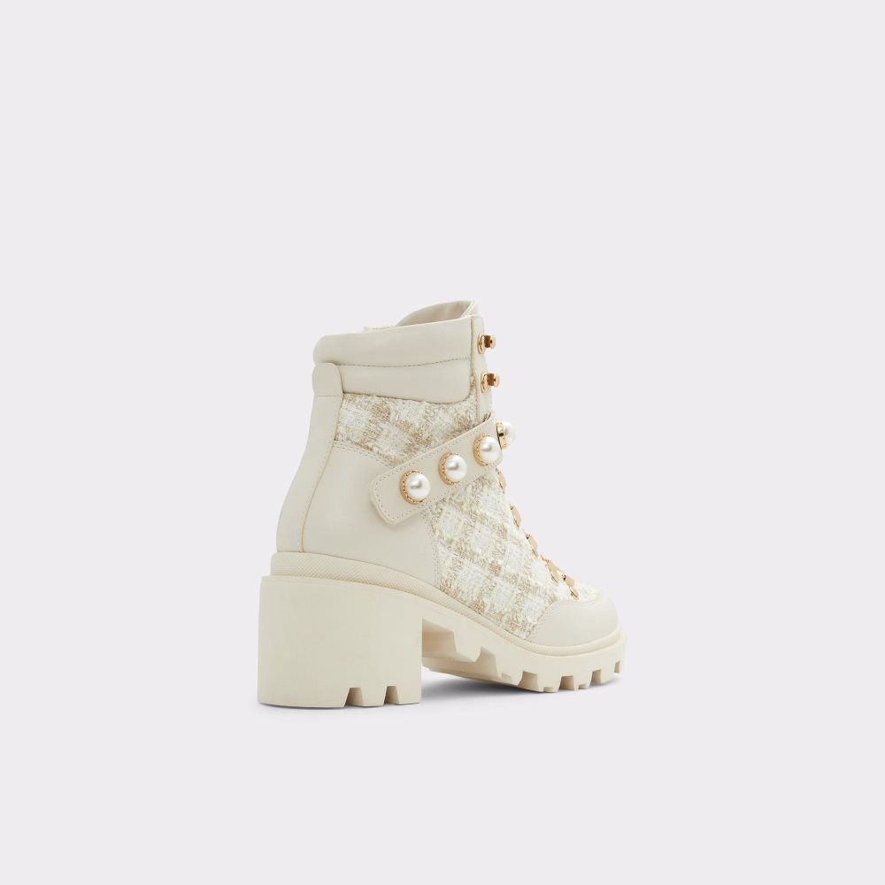 White Aldo Afirasean Combat boots - Lug sole | 712039-YOW