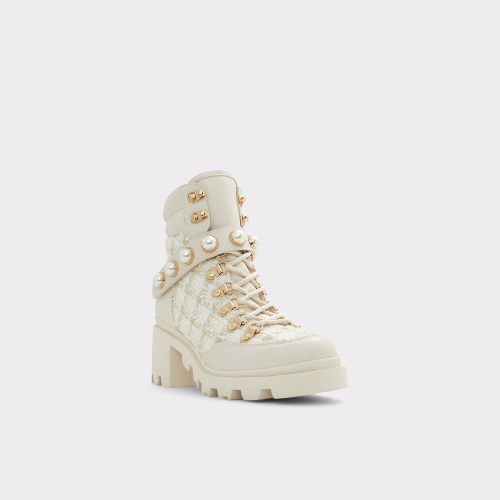 White Aldo Afirasean Combat boots - Lug sole | 712039-YOW