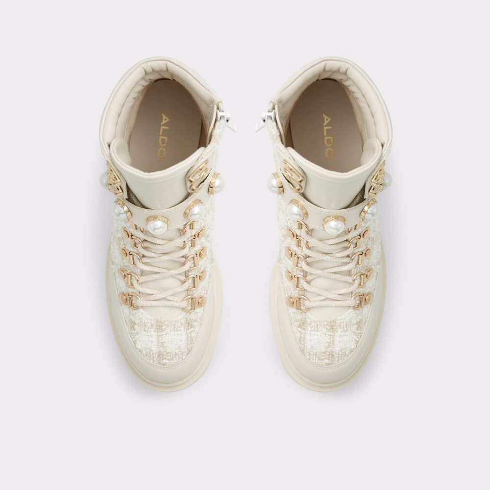 White Aldo Afirasean Combat boots - Lug sole | 712039-YOW