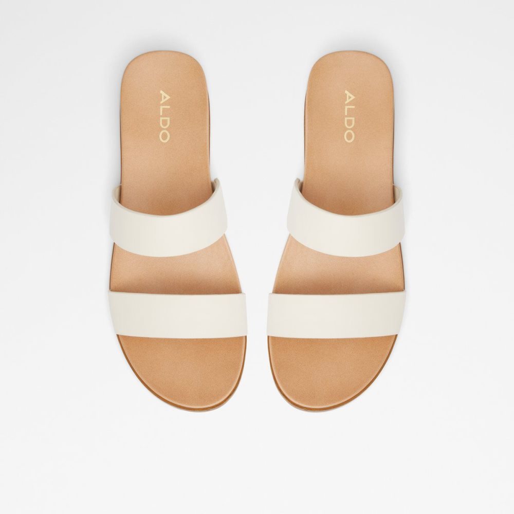 White Aldo Aliawen Slide sandal | 596012-TRG