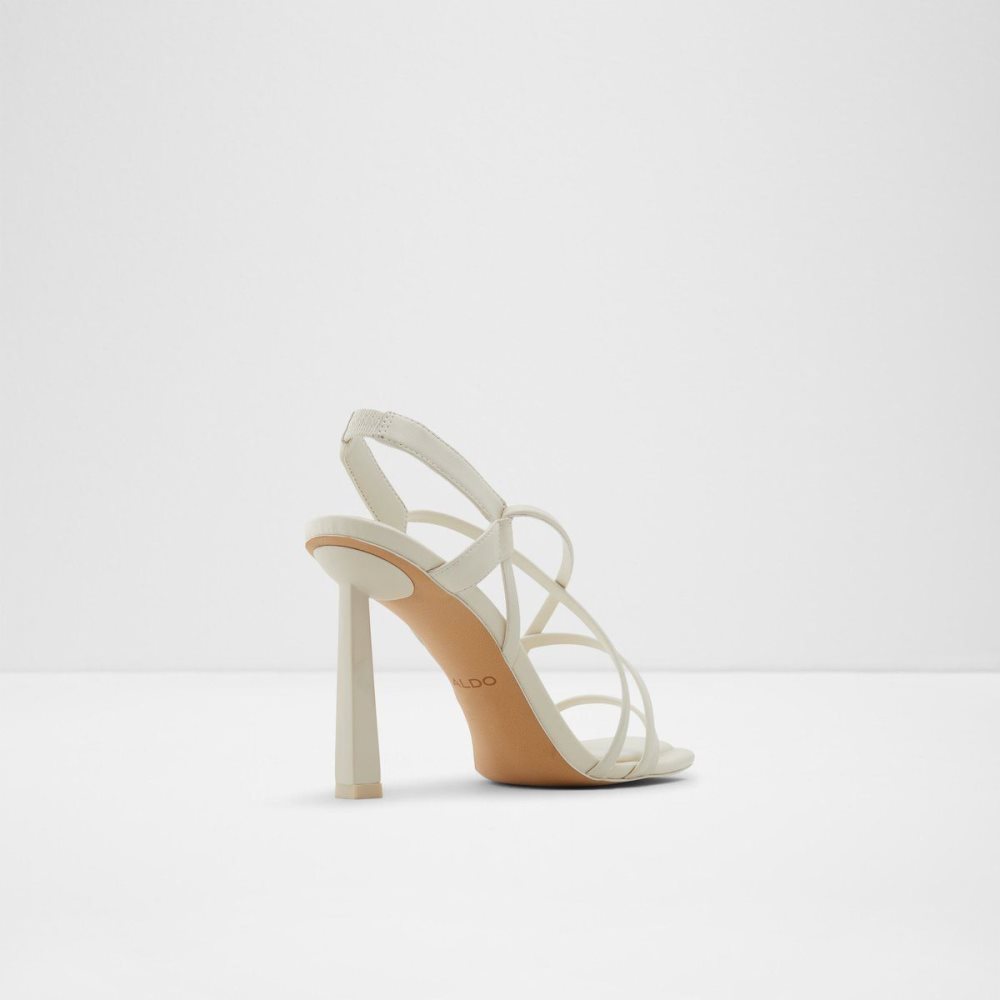 White Aldo Amilia Strappy high heel sandal | 980635-CKM