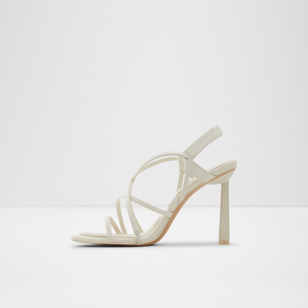 White Aldo Amilia Strappy high heel sandal | 980635-CKM