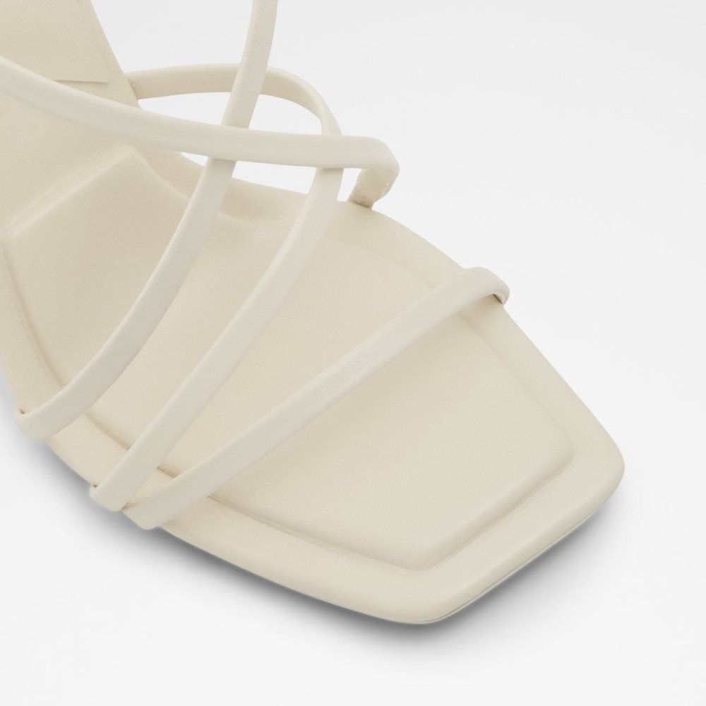 White Aldo Amilia Strappy high heel sandal | 980635-CKM