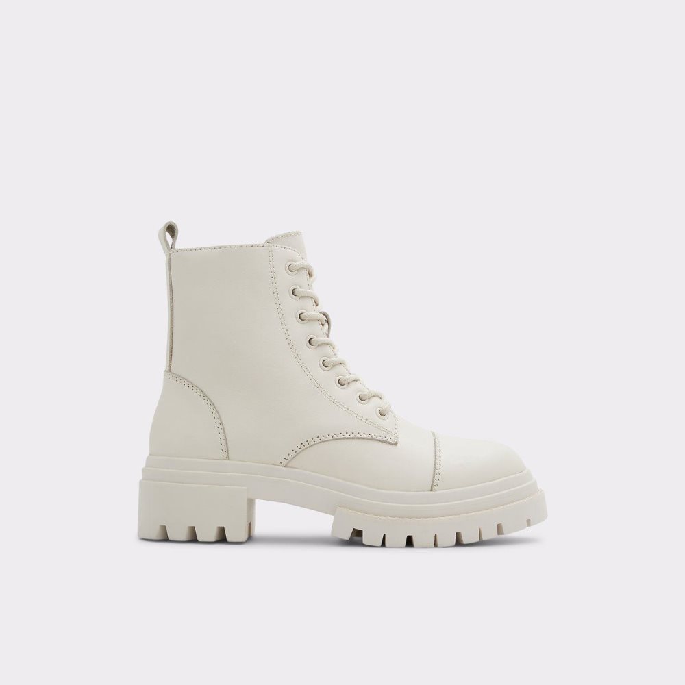 White Aldo Bigmark Combat boots - Lug sole | 763940-KMC