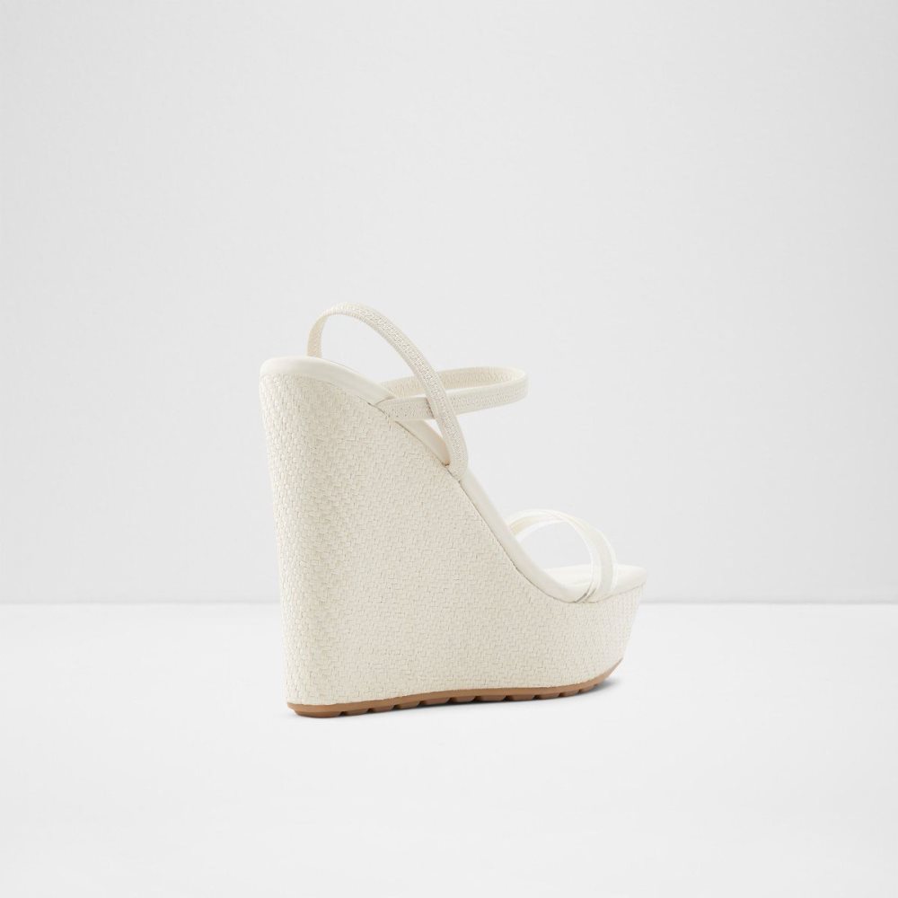 White Aldo Bodish Wedge sandal - Wedge heel | 628350-WPS