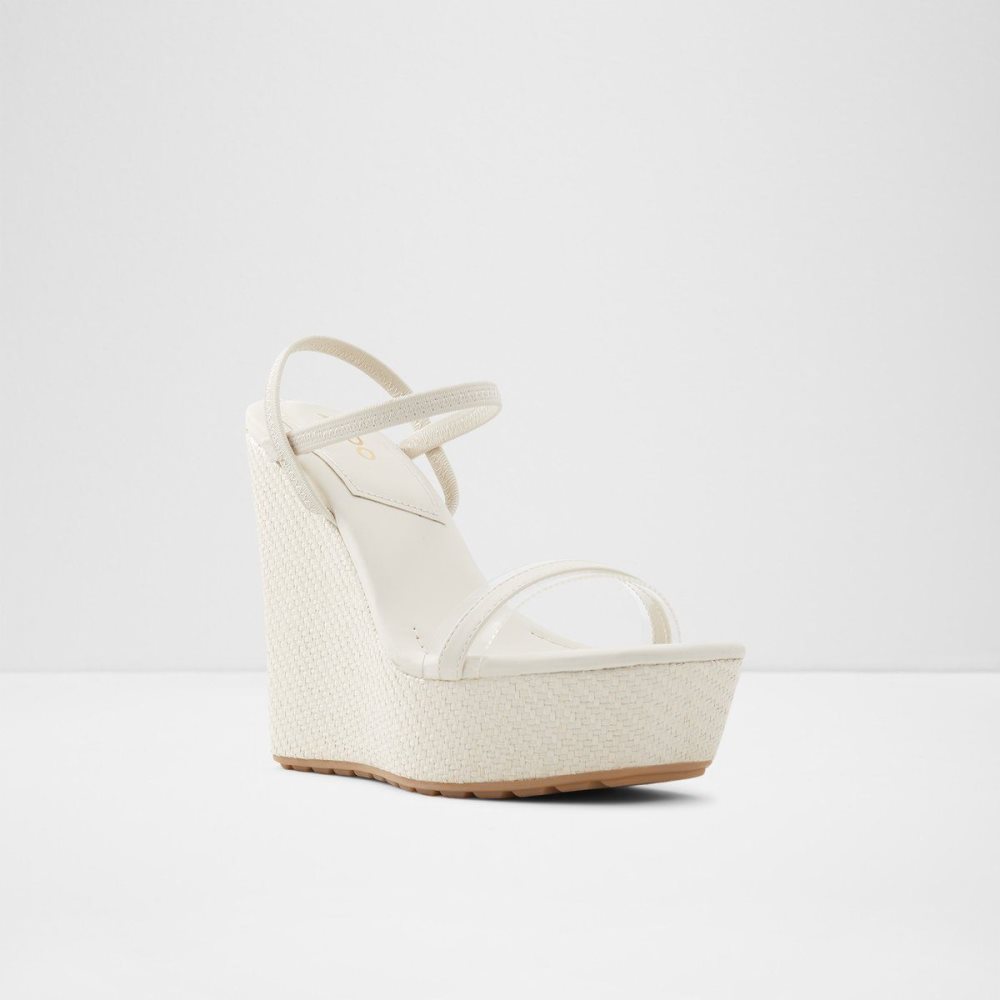 White Aldo Bodish Wedge sandal - Wedge heel | 628350-WPS