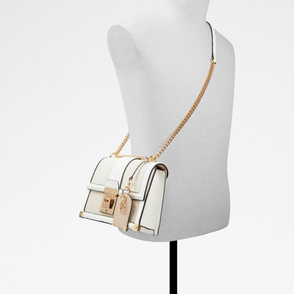 White Aldo Elbaberiax Crossbody bag | 347501-TAD