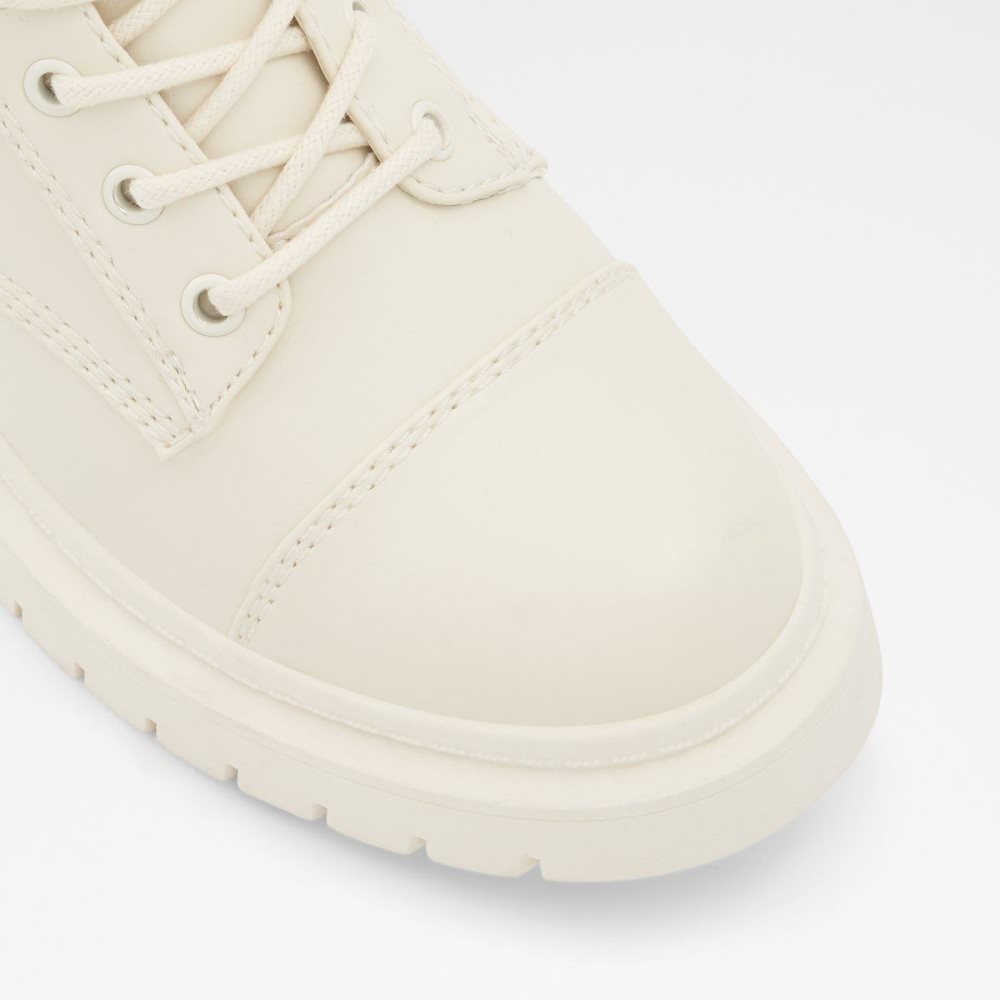 White Aldo Goer Combat boots - Lug sole | 543167-LFM