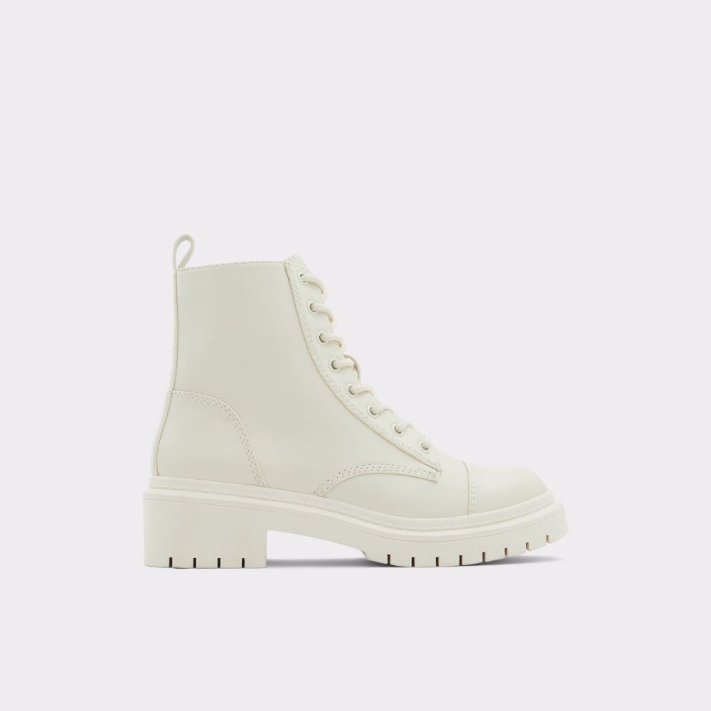 White Aldo Goer Combat boots - Lug sole | 543167-LFM