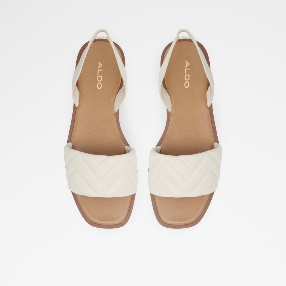 White Aldo Grirawiaflex Flat sandal | 513207-XOU