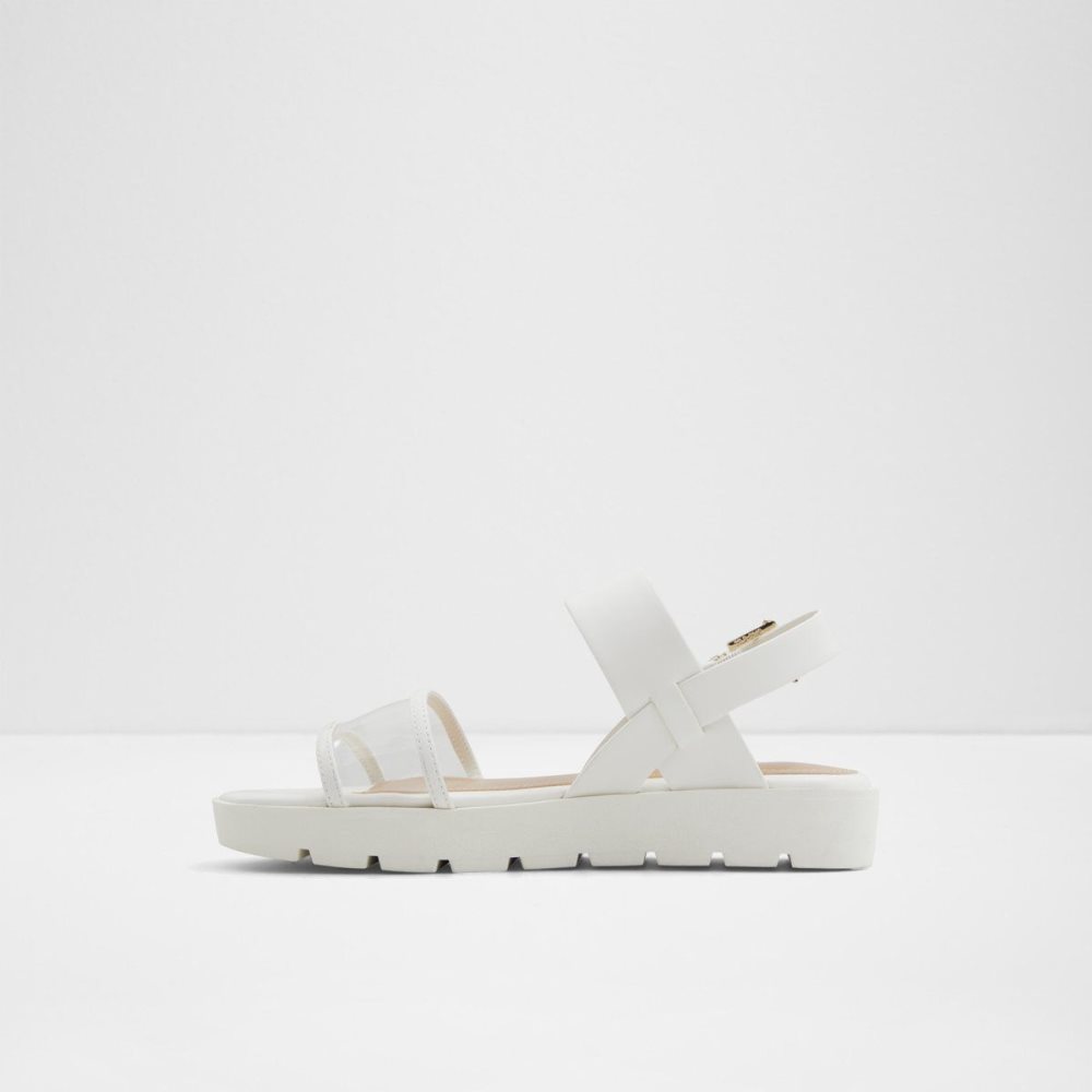 White Aldo Hailey Flat sandal - Lug sole | 604837-HSF