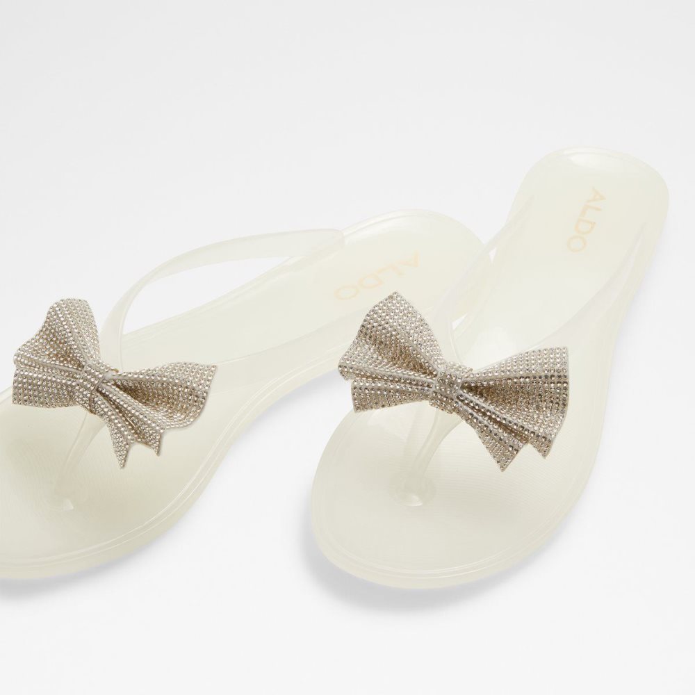 White Aldo Kahala Flat sandal | 275039-GTO