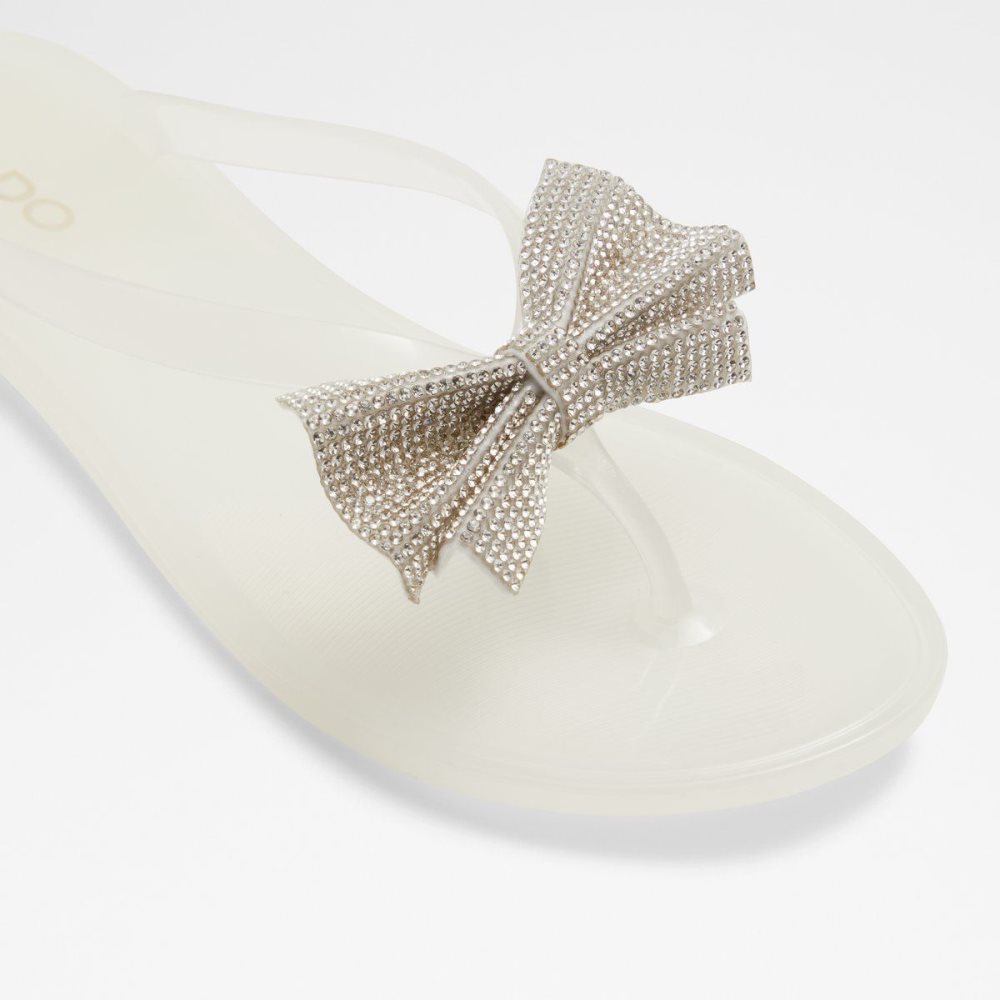 White Aldo Kahala Flat sandal | 275039-GTO