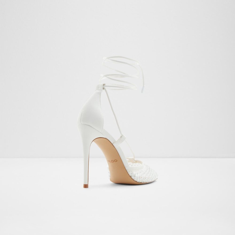 White Aldo Ladanten Strappy heeled shoe | 130625-TMX