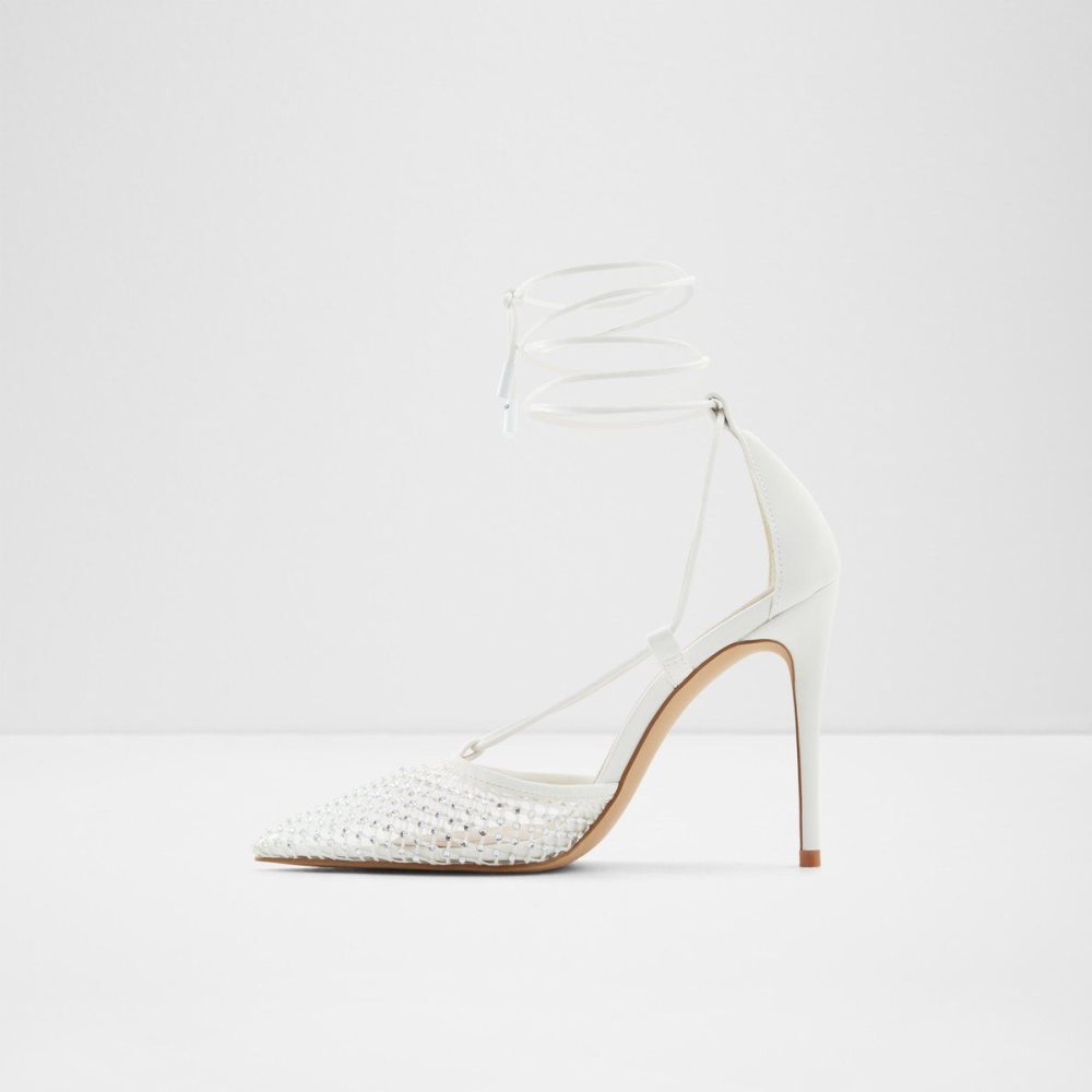 White Aldo Ladanten Strappy heeled shoe | 130625-TMX