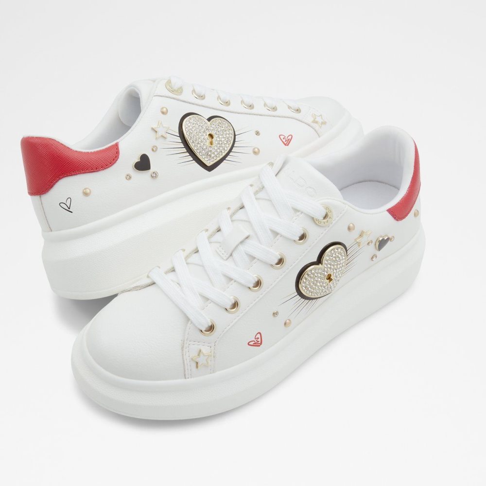 White Aldo Lovekey Low top sneaker - Cup sole | 239154-MOX