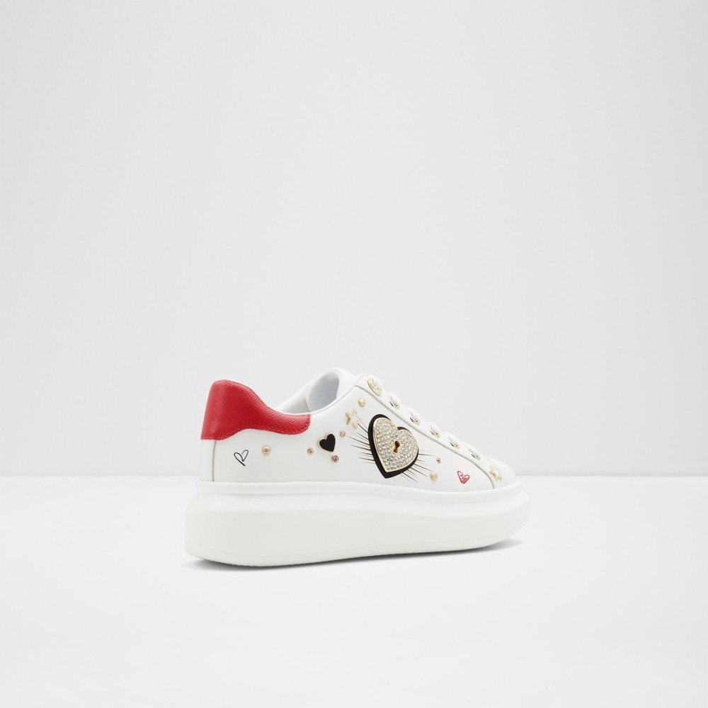 White Aldo Lovekey Low top sneaker - Cup sole | 239154-MOX