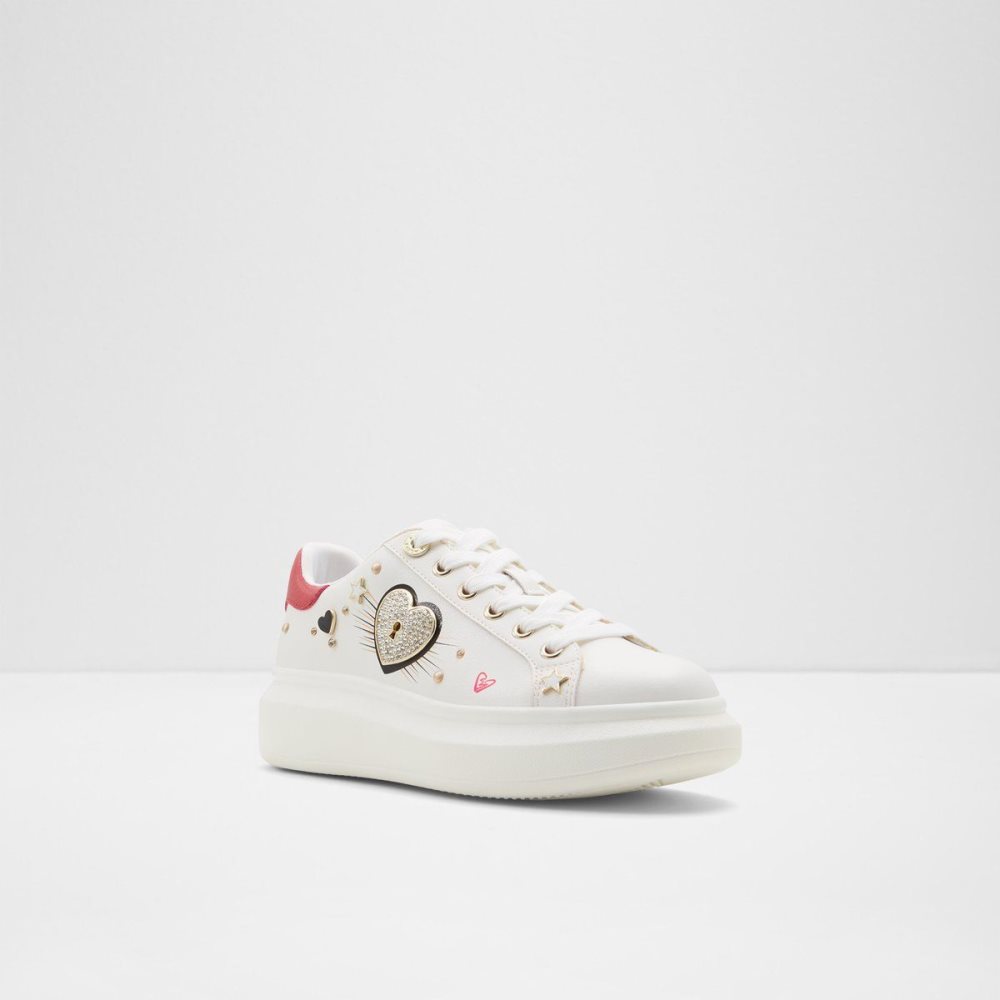 White Aldo Lovekey Low top sneaker - Cup sole | 239154-MOX