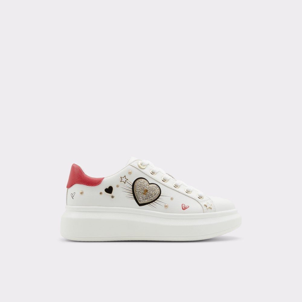 White Aldo Lovekey Low top sneaker - Cup sole | 239154-MOX