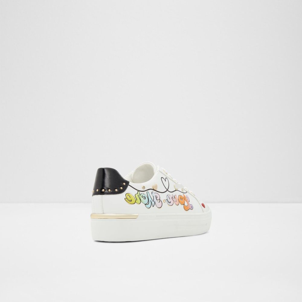 White Aldo Lovemore Low top sneaker | 162375-DIW