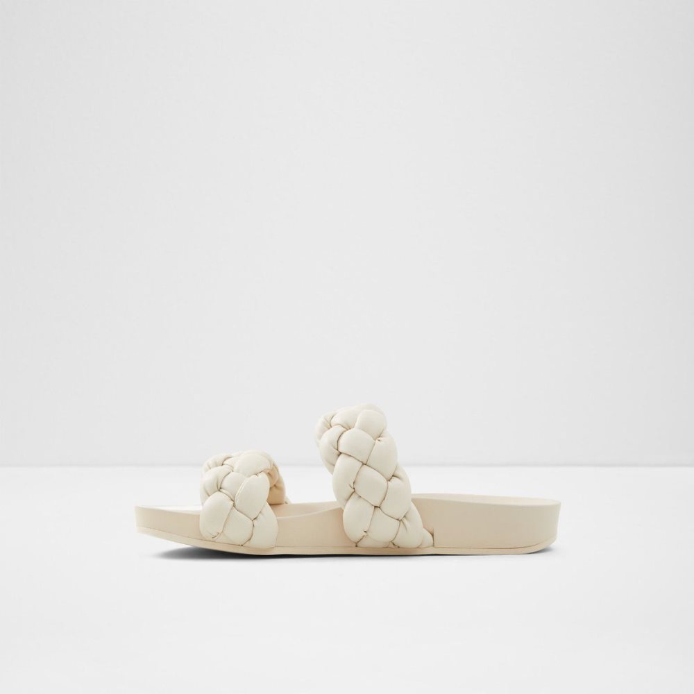 White Aldo Oaka Slide sandal | 970316-SOX