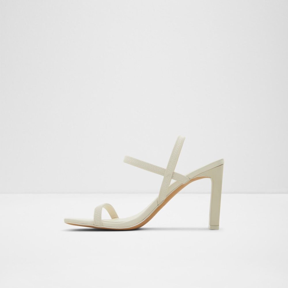 White Aldo Okurr Strappy heeled sandal | 231657-YOP