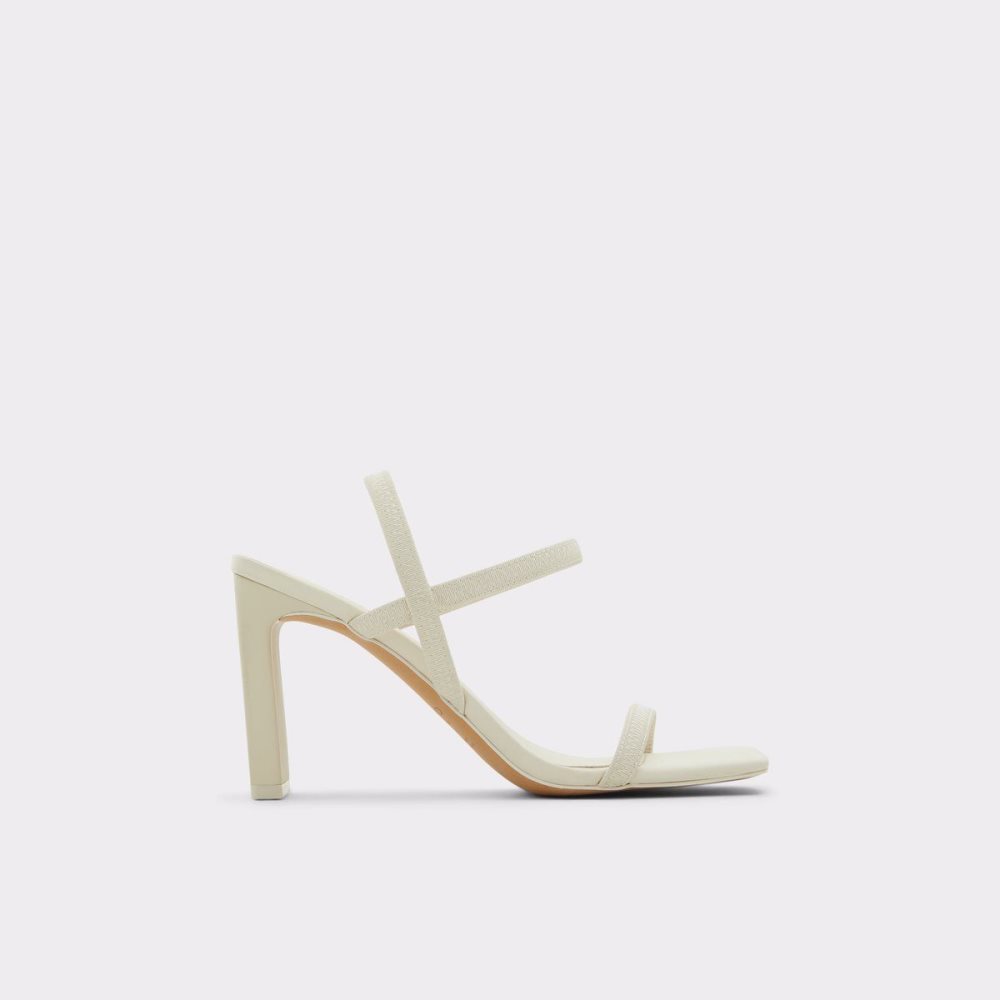 White Aldo Okurr Strappy heeled sandal | 231657-YOP