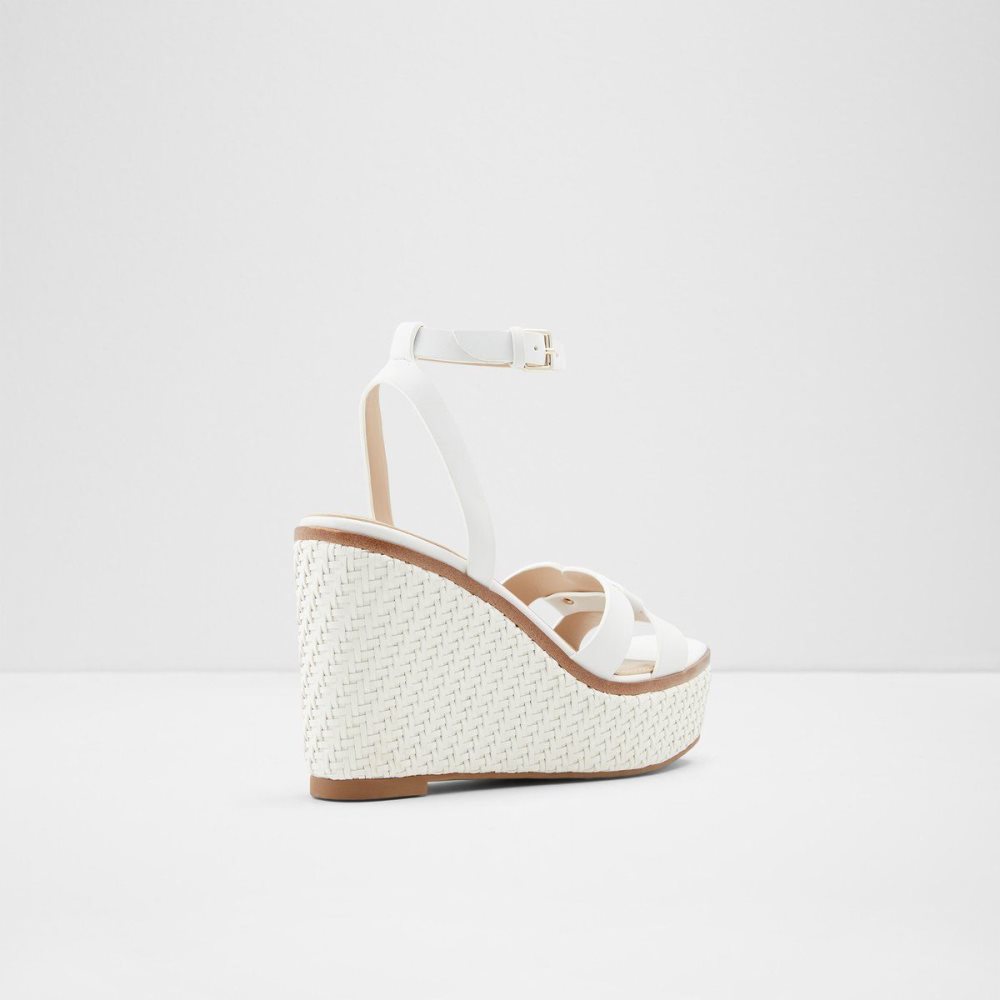 White Aldo Onan Wedge sandal - Wedge heel | 510739-WIH