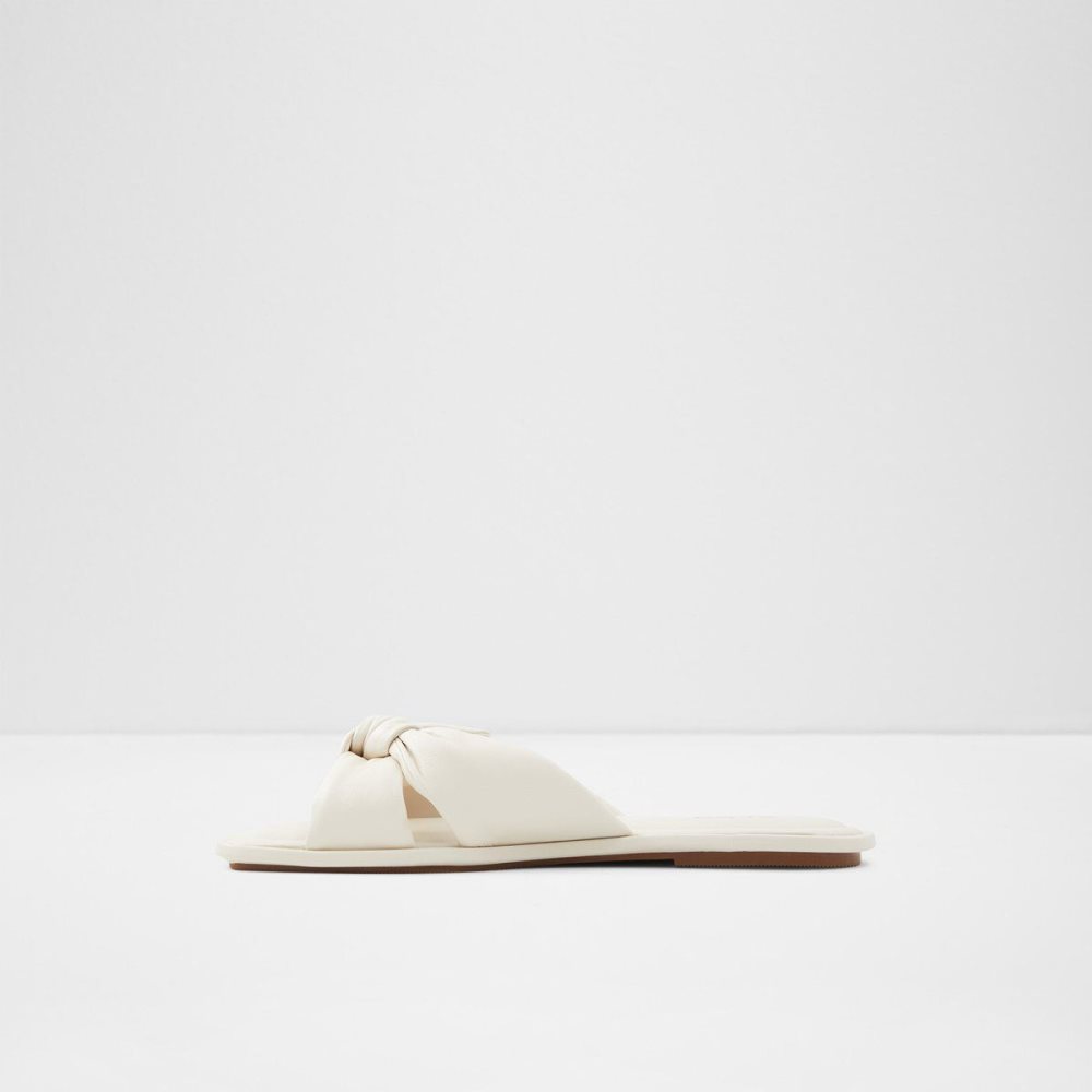 White Aldo Peony Slide sandal | 529673-ANG