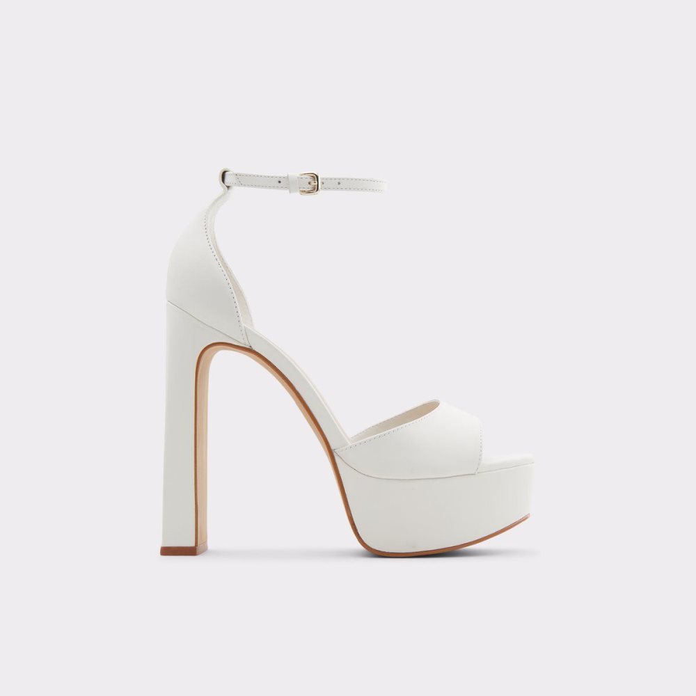 White Aldo Posh High heel sandal - Block heel | 709263-KYR