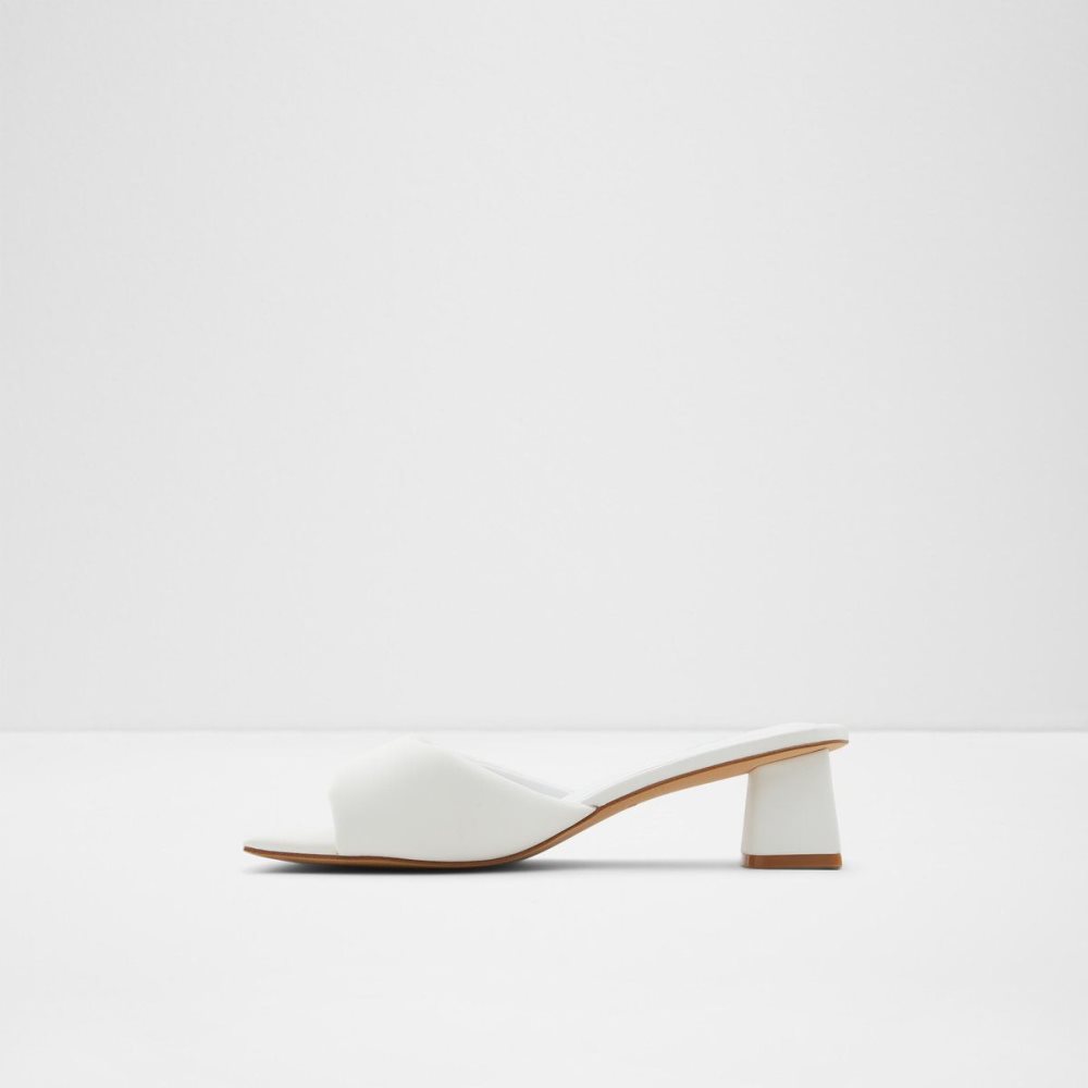 White Aldo Simalia Heeled mule | 513694-XQU