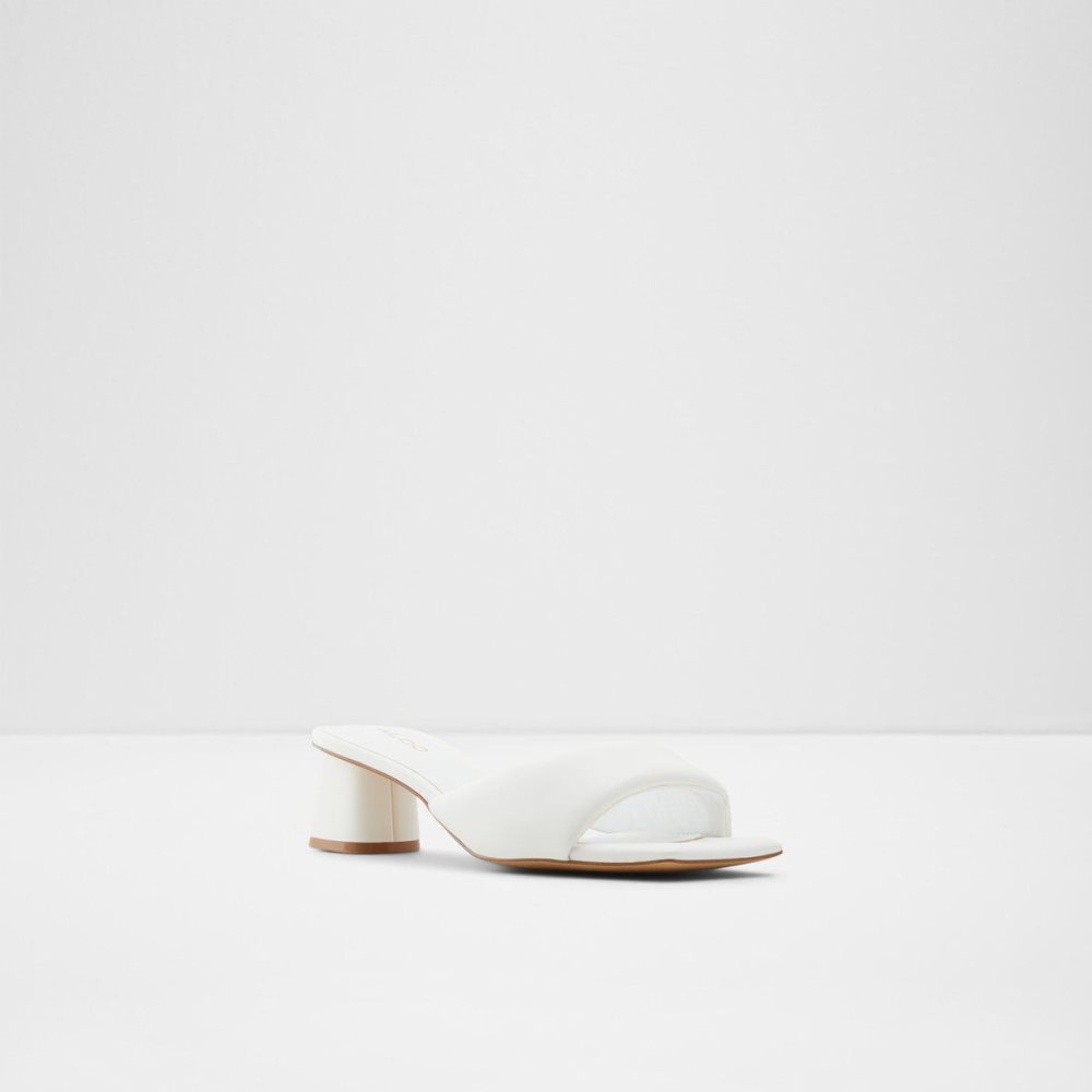 White Aldo Simalia Heeled mule | 513694-XQU