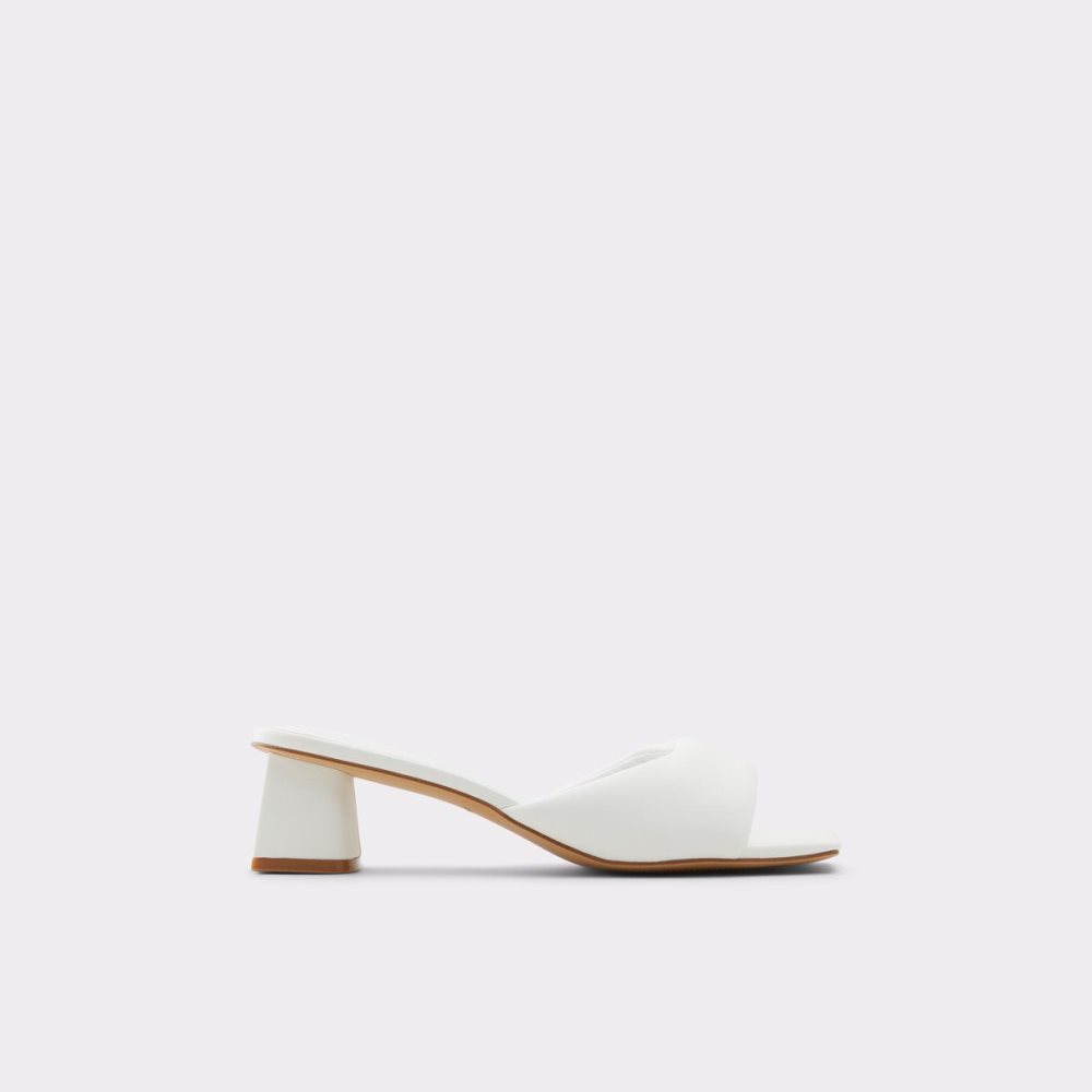 White Aldo Simalia Heeled mule | 513694-XQU