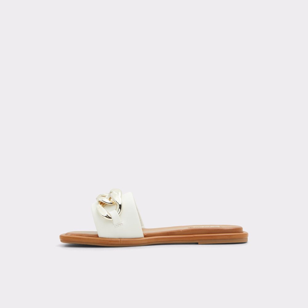 White Aldo Sydling Slide sandal | 903658-CUX