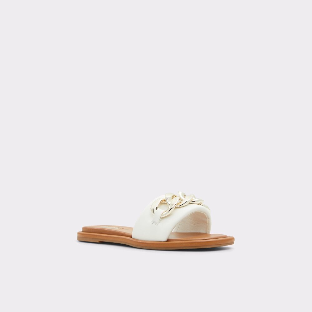 White Aldo Sydling Slide sandal | 903658-CUX