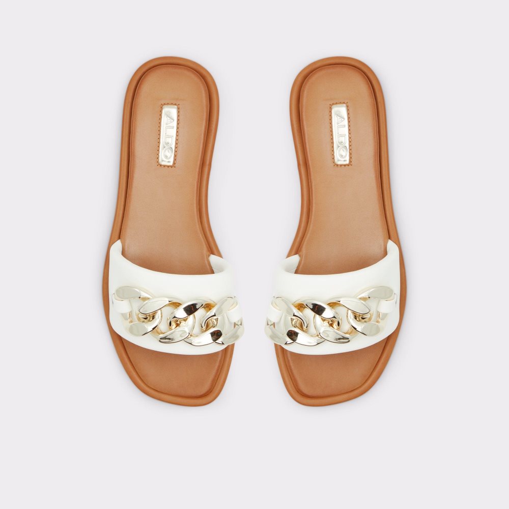 White Aldo Sydling Slide sandal | 903658-CUX