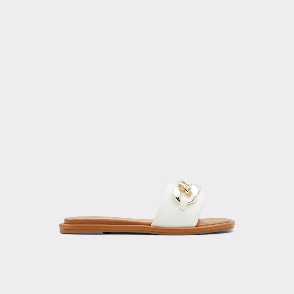 White Aldo Sydling Slide sandal | 903658-CUX