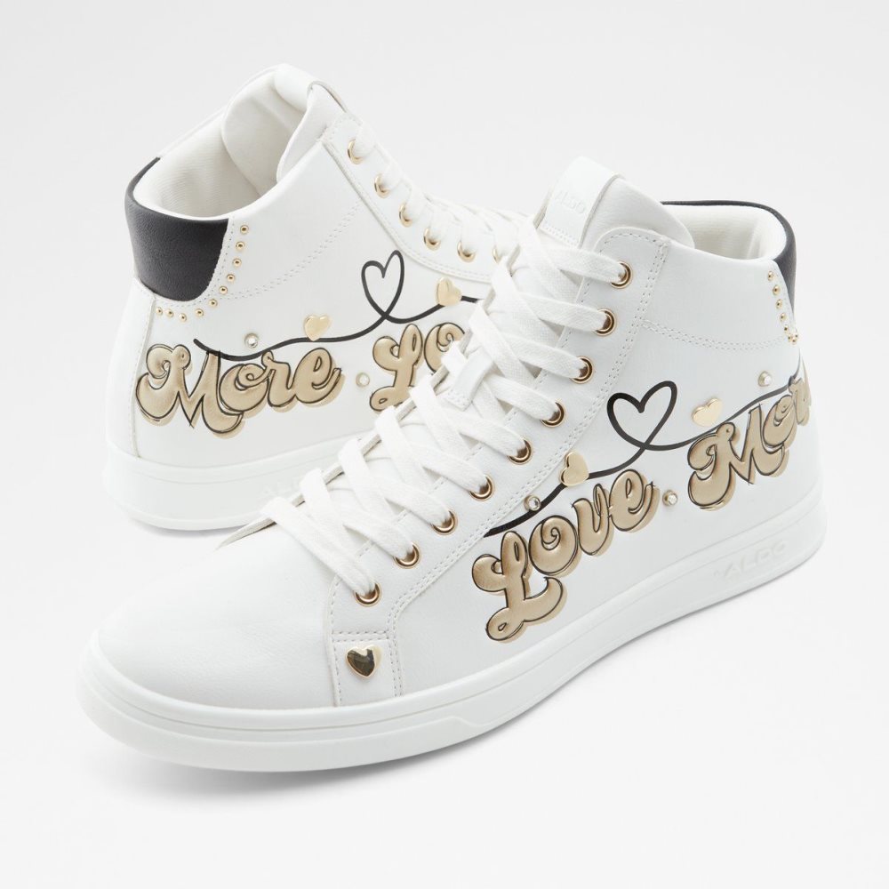 White Aldo Toplove High top sneaker | 140268-IKZ