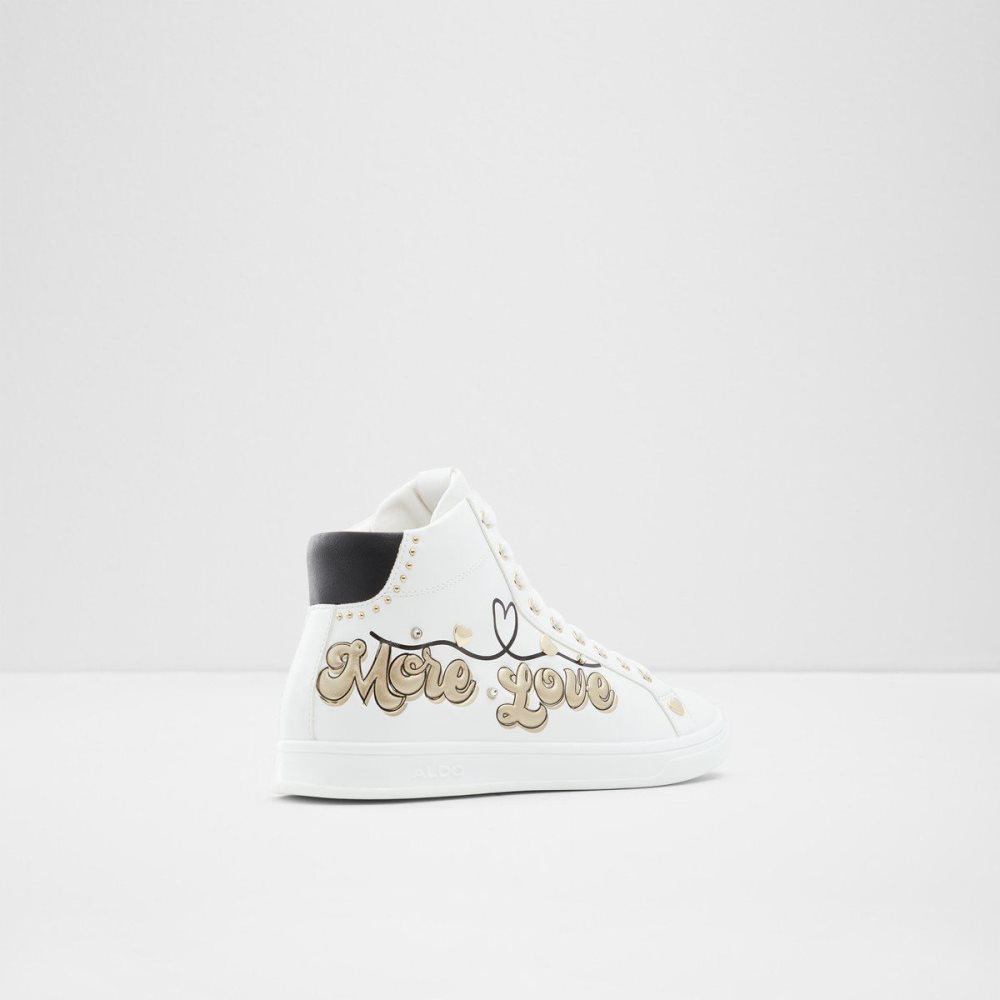 White Aldo Toplove High top sneaker | 140268-IKZ