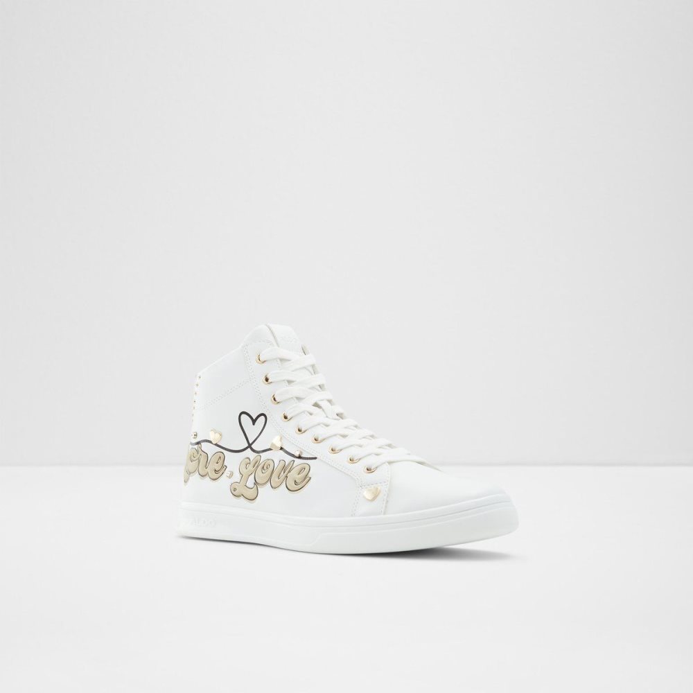 White Aldo Toplove High top sneaker | 140268-IKZ