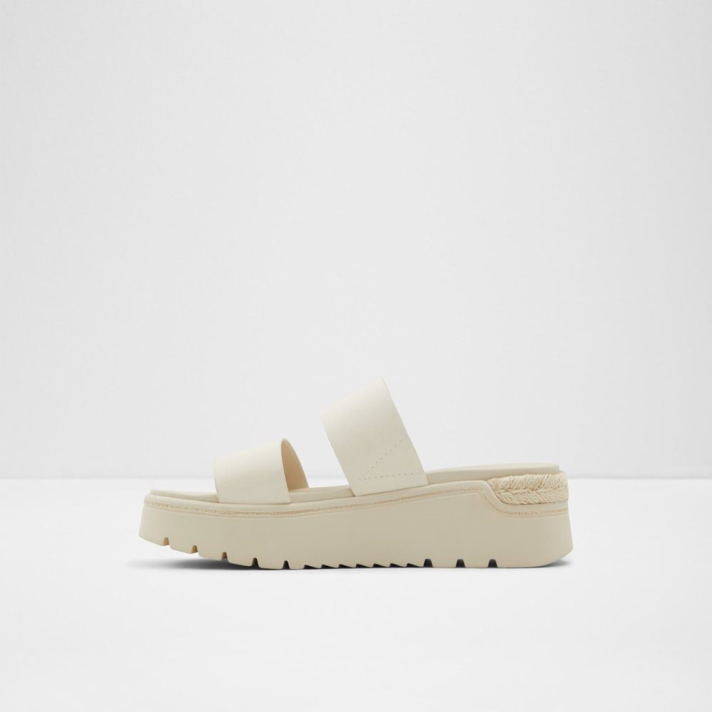 White Aldo Zendey Slide sandal - Flatform | 218736-DHE