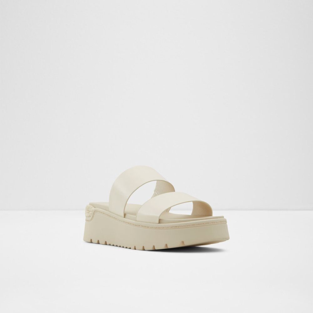 White Aldo Zendey Slide sandal - Flatform | 218736-DHE