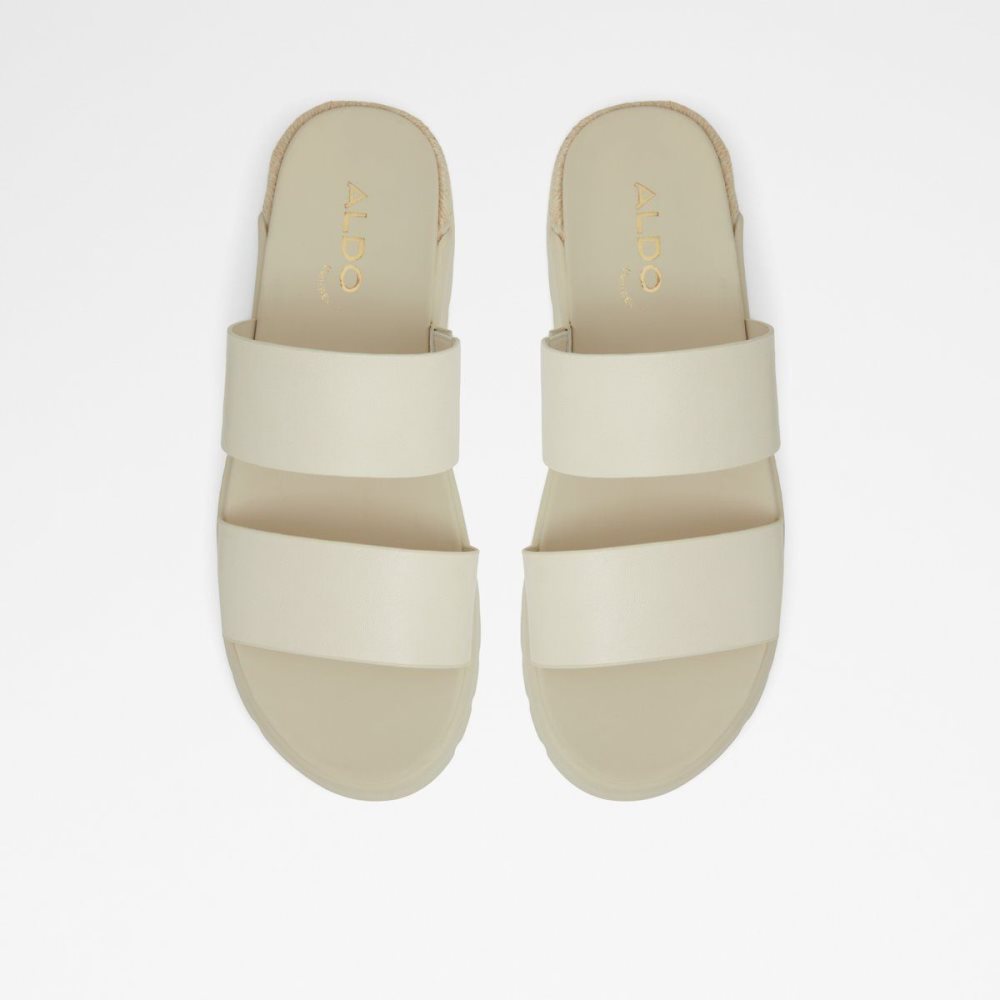 White Aldo Zendey Slide sandal - Flatform | 218736-DHE